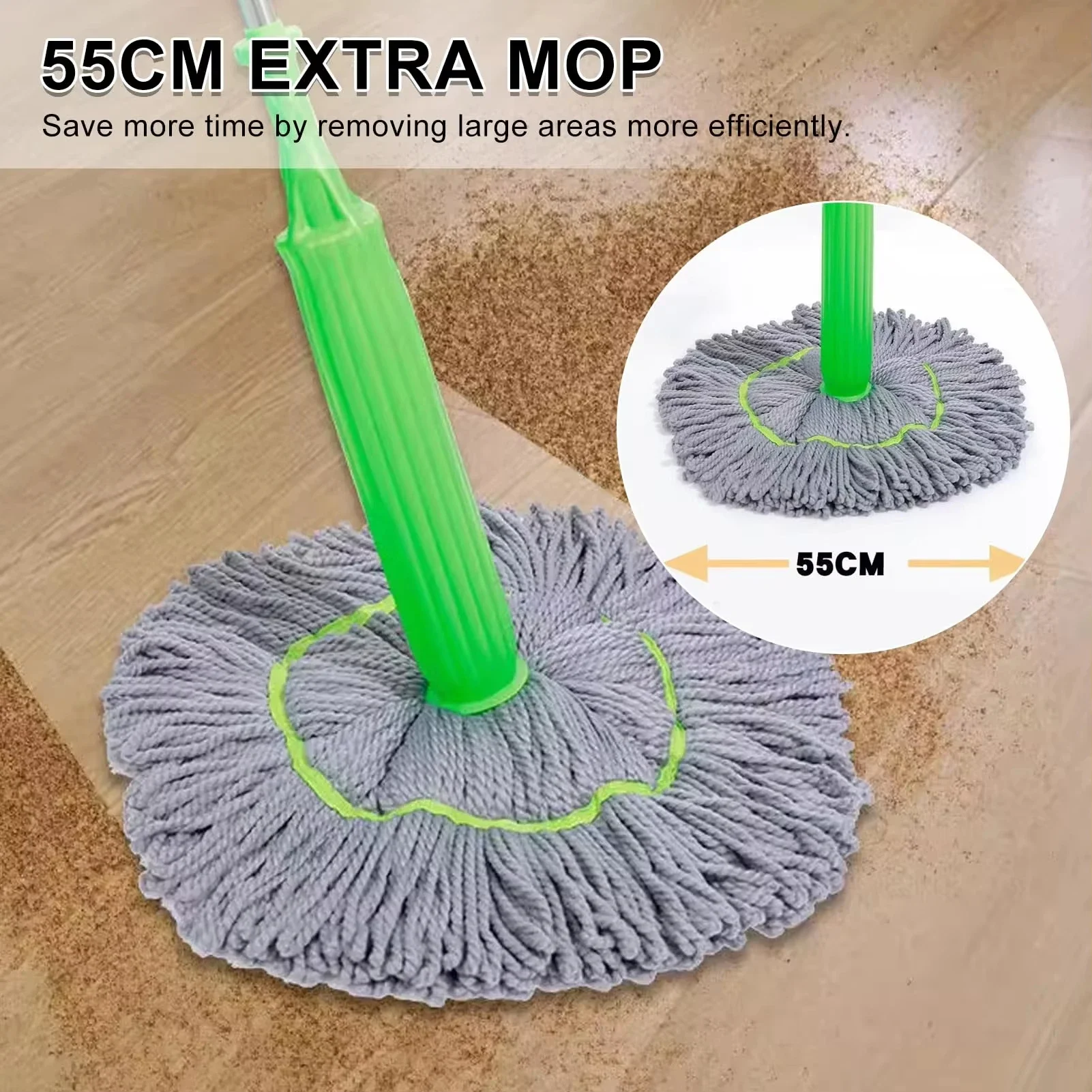 Bamboo Fiber Trunk - Novo Mop de Manga de Fibra