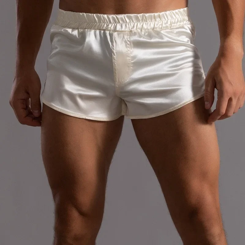 Boxer Shorts Modal - Homens sissy aro calças sleep bottoms