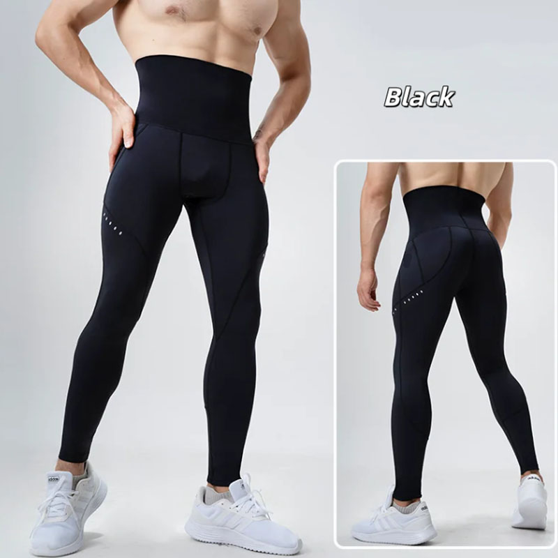 Compression Long Pant - Calças de Compressão de Cintura Alta