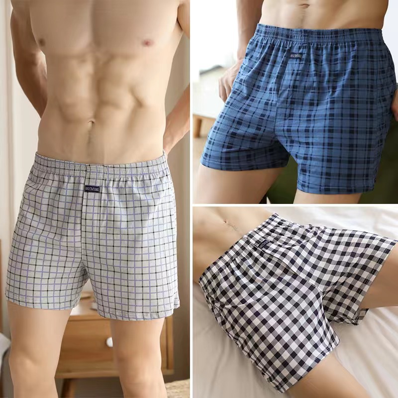 1/2/3/4 pçs plus size M-XXXL a - Boxer Brief Pack Cotton avaliação e preço