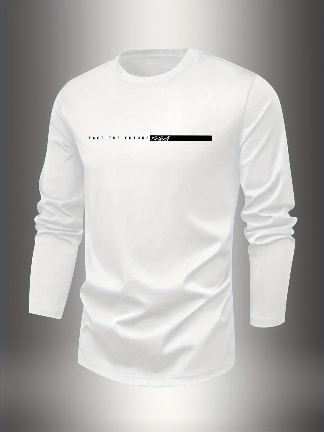 Camiseta Masculina de Manga Lo - Undershirt Crew Neck avaliação e preço